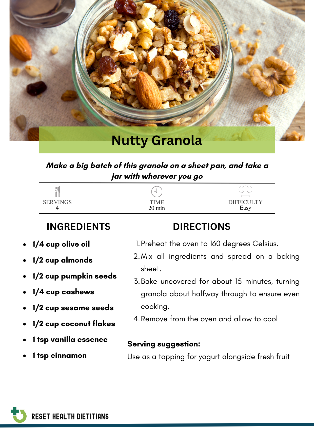 Gut-friendly Granola