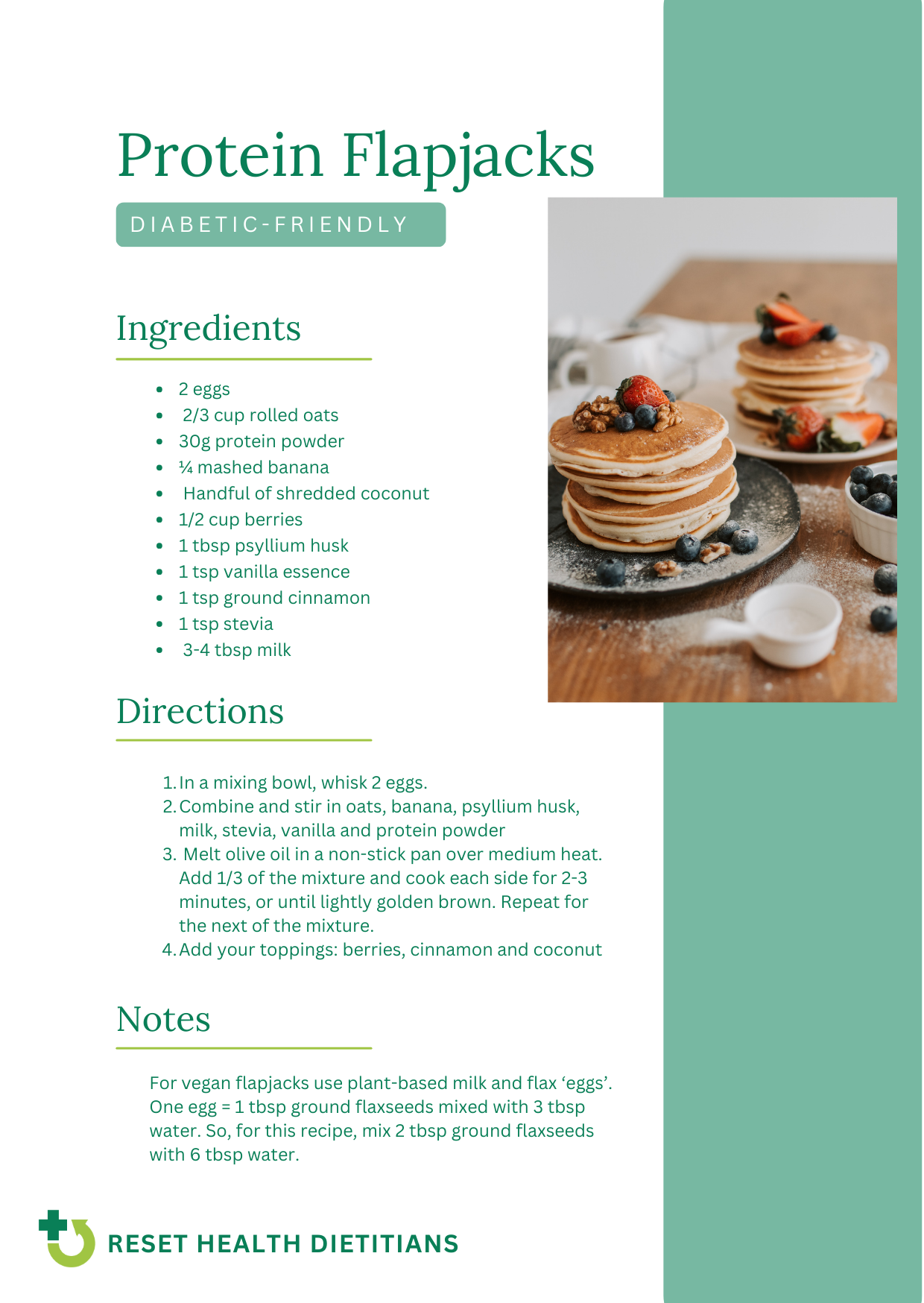 Protein Flapjacks: Diabetic-Friendly Recipe