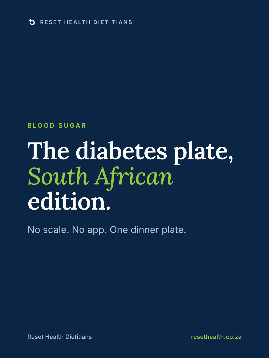 Diabetes Dietitian in Cape Town: What Happens at Your First Visit